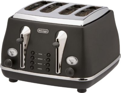 De'Longhi - Toaster - Micalite - 4 Slice - Black.